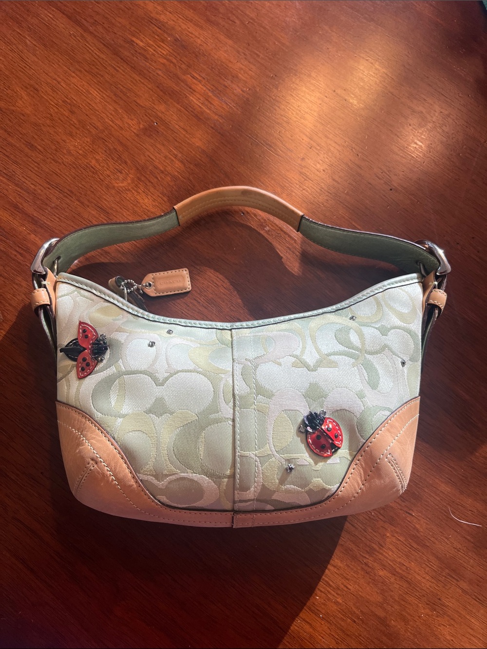 Coach ladybug green soho optic shoulder bag vintage Y2K